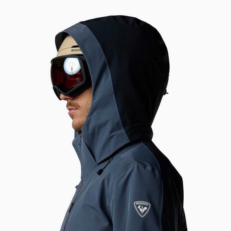 Pánska lyžiarska bunda Rossignol 4WS Blackside Insulated turbulence/black 13