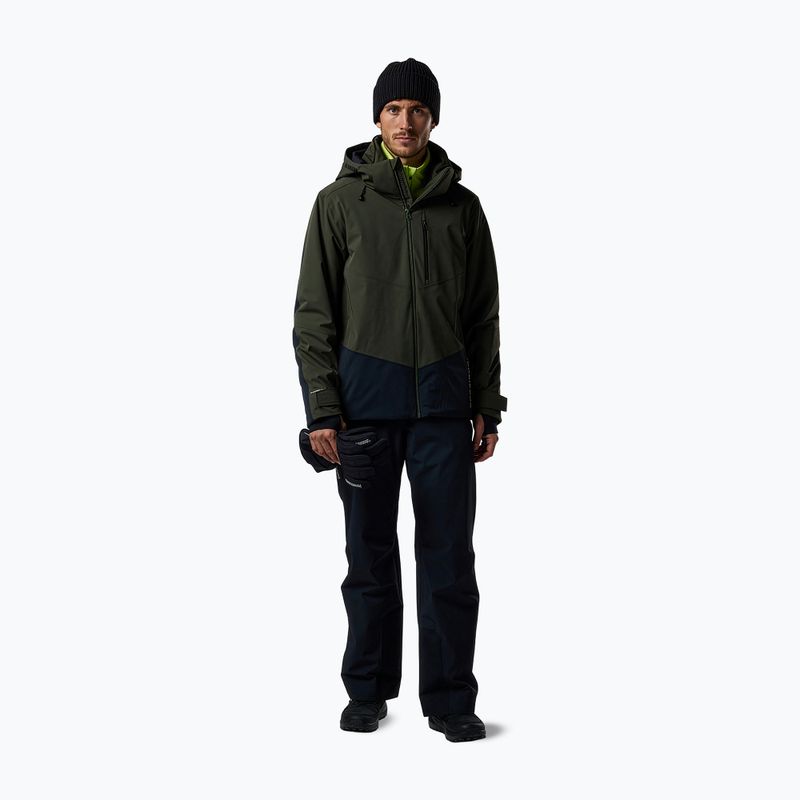 Pánska lyžiarska bunda Rossignol 4WS Blackside Insulated olive shadow/black 2