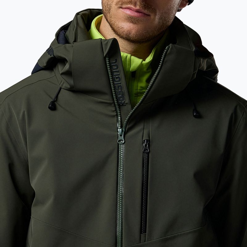 Pánska lyžiarska bunda Rossignol 4WS Blackside Insulated olive shadow/black 5