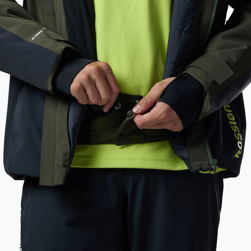 Pánska lyžiarska bunda Rossignol 4WS Blackside Insulated olive shadow/black 12