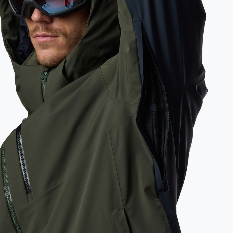 Pánska lyžiarska bunda Rossignol 4WS Blackside Insulated olive shadow/black 14