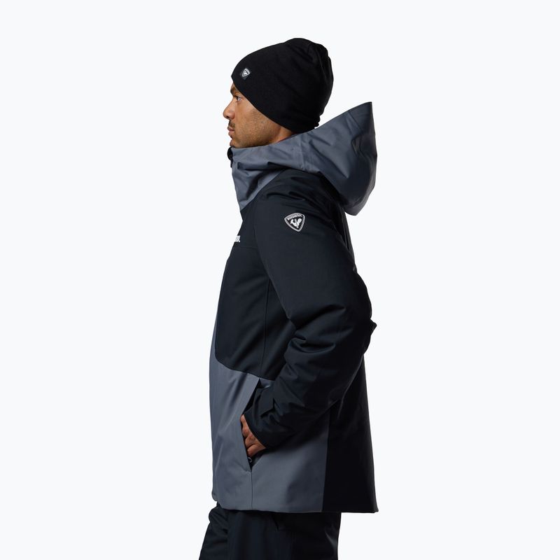 Pánska lyžiarska bunda Rossignol Velika Insulated turbulence/black 4