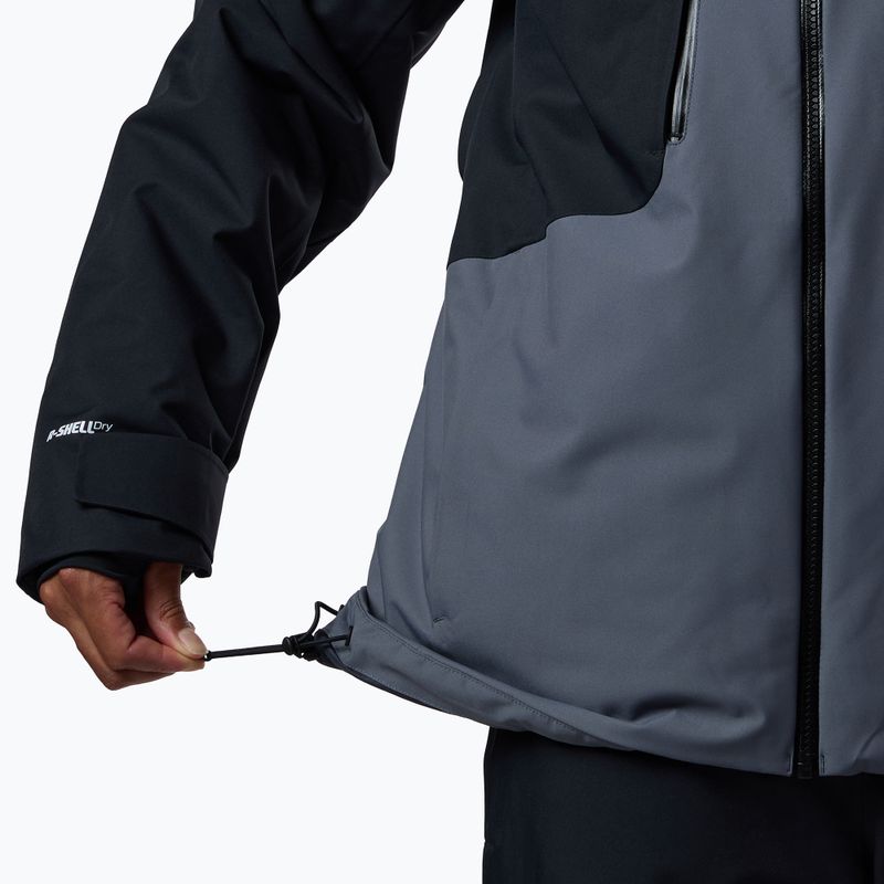 Pánska lyžiarska bunda Rossignol Velika Insulated turbulence/black 9