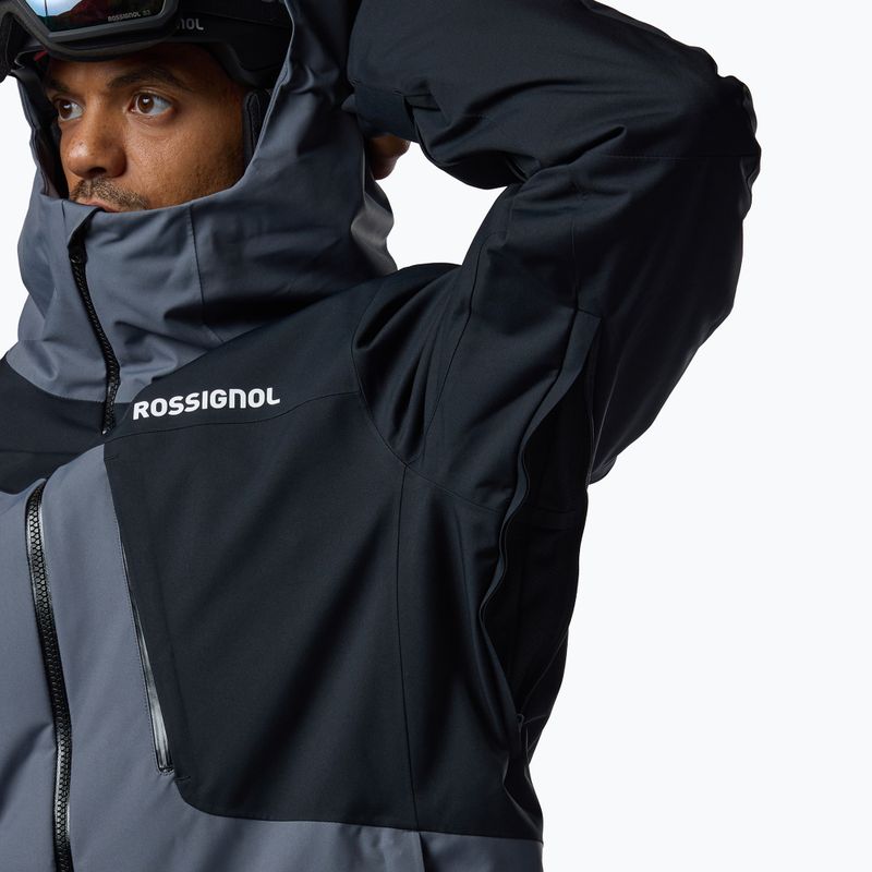 Pánska lyžiarska bunda Rossignol Velika Insulated turbulence/black 15