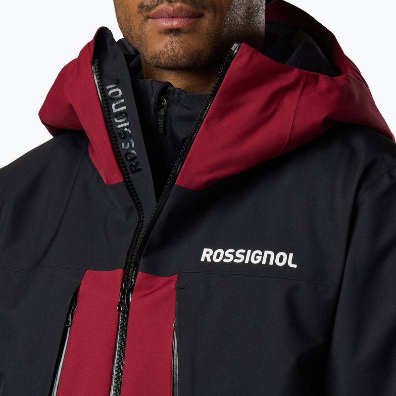 Pánska lyžiarska bunda Rossignol Velika Insulated tibetan red/black 5
