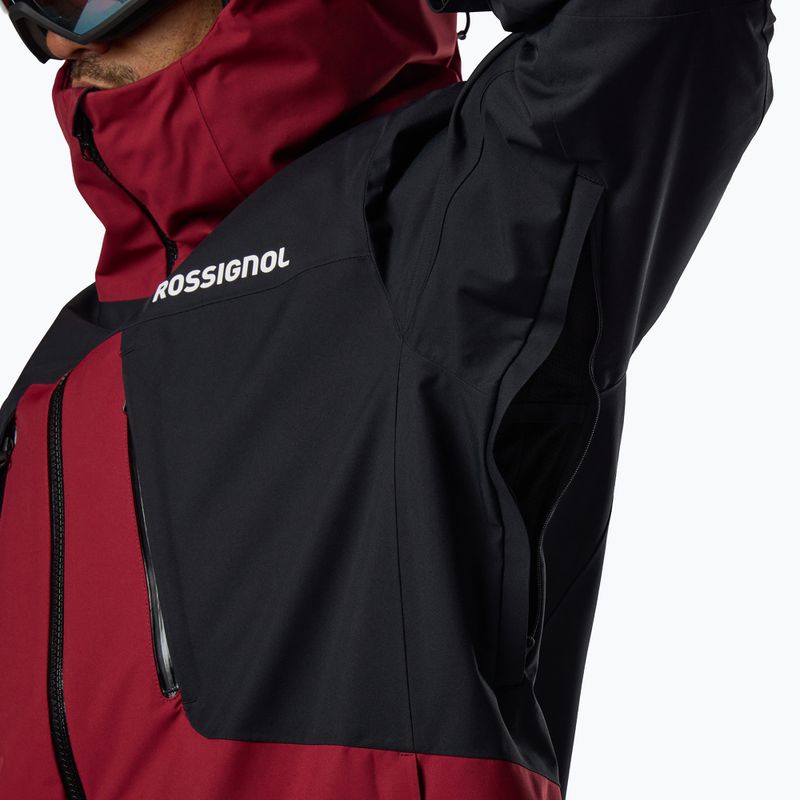 Pánska lyžiarska bunda Rossignol Velika Insulated tibetan red/black 15