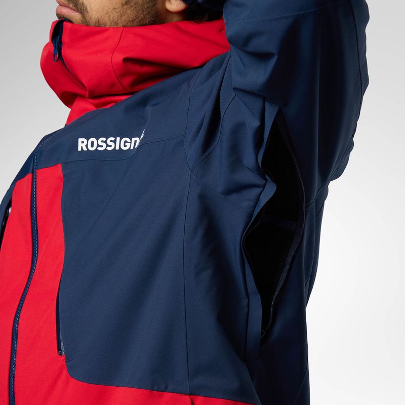 Pánska lyžiarska bunda Rossignol Velika Insulated sports red/dark navy 9