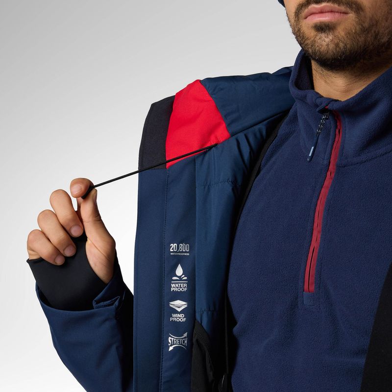 Pánska lyžiarska bunda Rossignol Velika Insulated sports red/dark navy 13