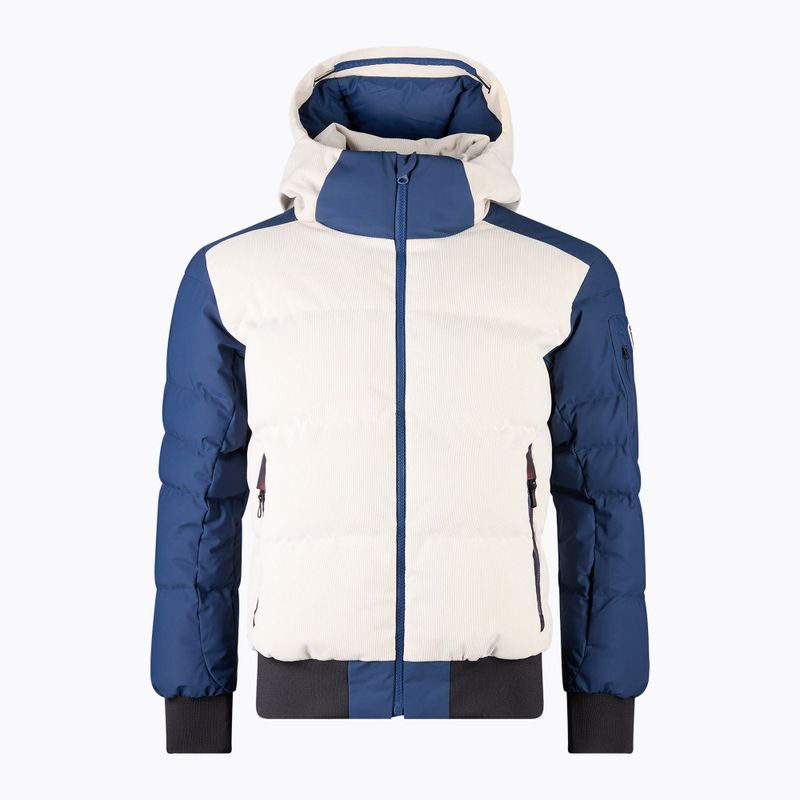 Pánska lyžiarska bunda Rossignol Corduroy Down Bomber silver cloud/dark navy 15