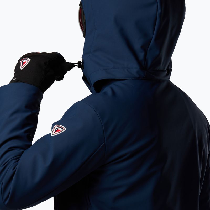 Pánska lyžiarska bunda Rossignol Resort Softshell dark navy 7