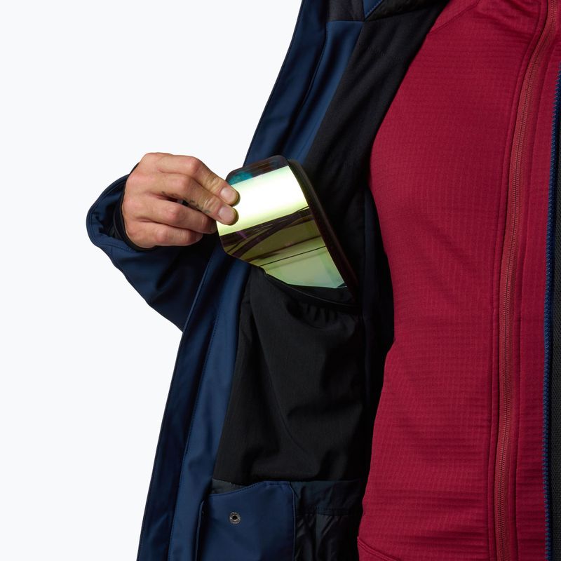 Pánska lyžiarska bunda Rossignol Resort Softshell dark navy 12