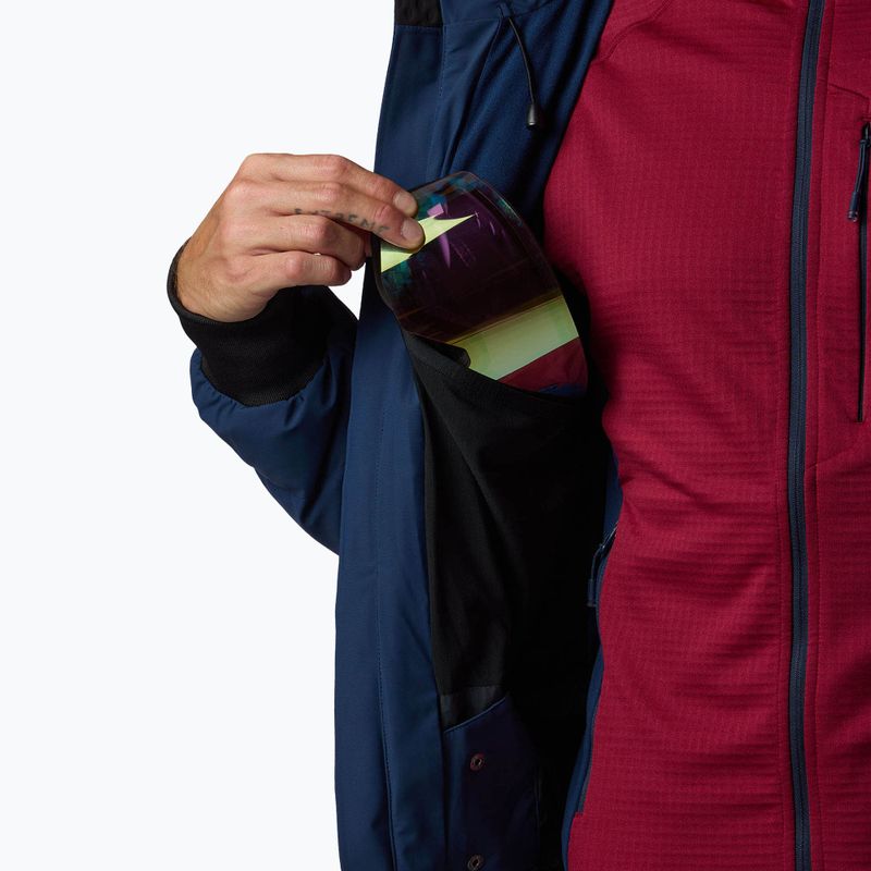 Pánska lyžiarska bunda Rossignol Snowblaze Down Bomber dark navy 10