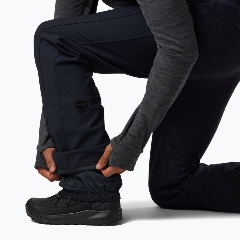 Pánske lyžiarske nohavice Rossignol Resort Softshell black 7