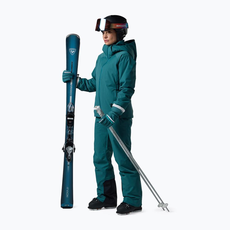 Dámska lyžiarska bunda Rossignol 4WS Blackside Insulated transformative teal 2
