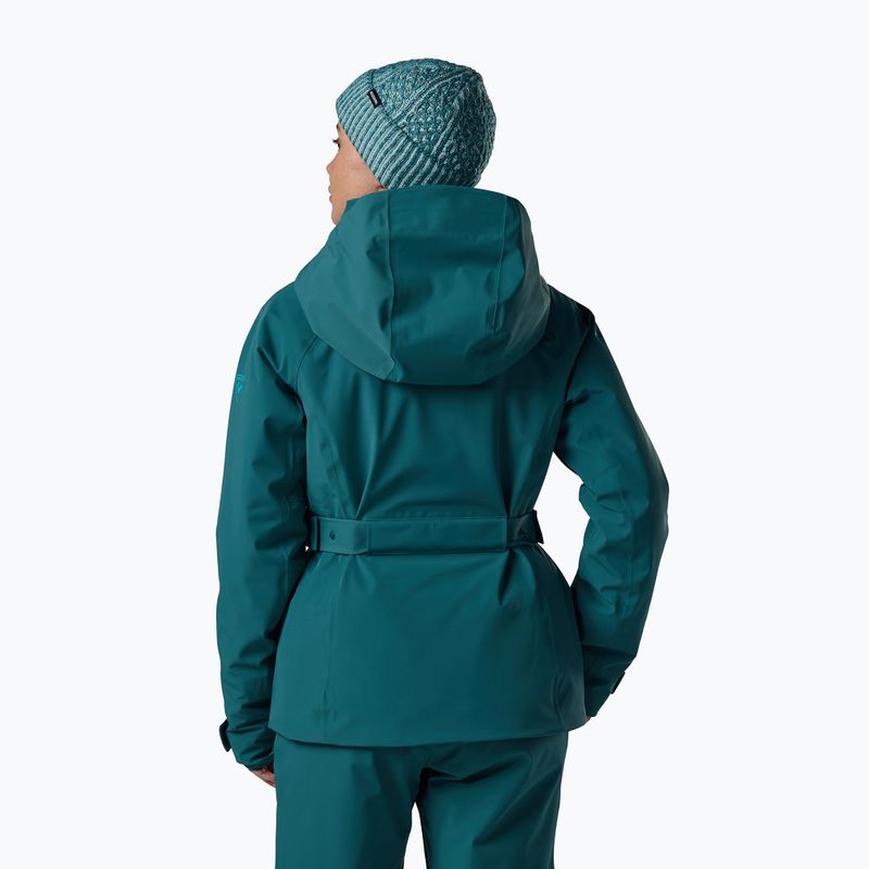 Dámska lyžiarska bunda Rossignol 4WS Blackside Insulated transformative teal 3