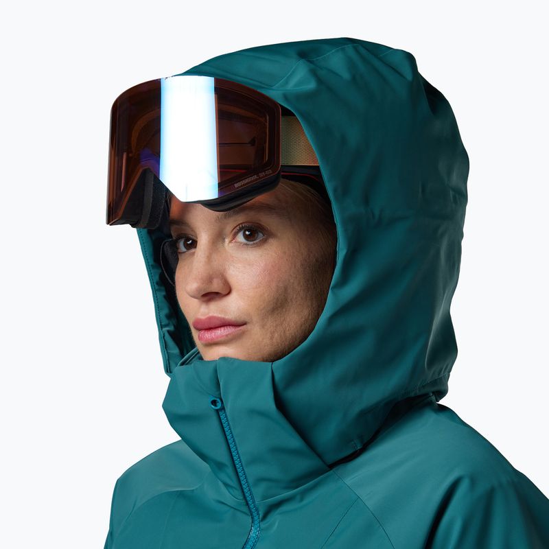 Dámska lyžiarska bunda Rossignol 4WS Blackside Insulated transformative teal 5