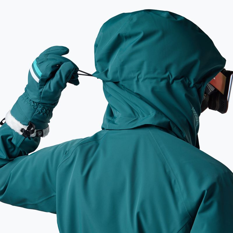 Dámska lyžiarska bunda Rossignol 4WS Blackside Insulated transformative teal 6