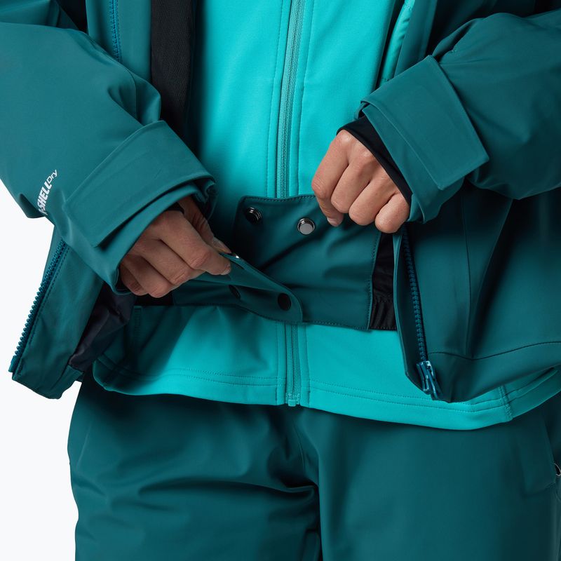 Dámska lyžiarska bunda Rossignol 4WS Blackside Insulated transformative teal 16