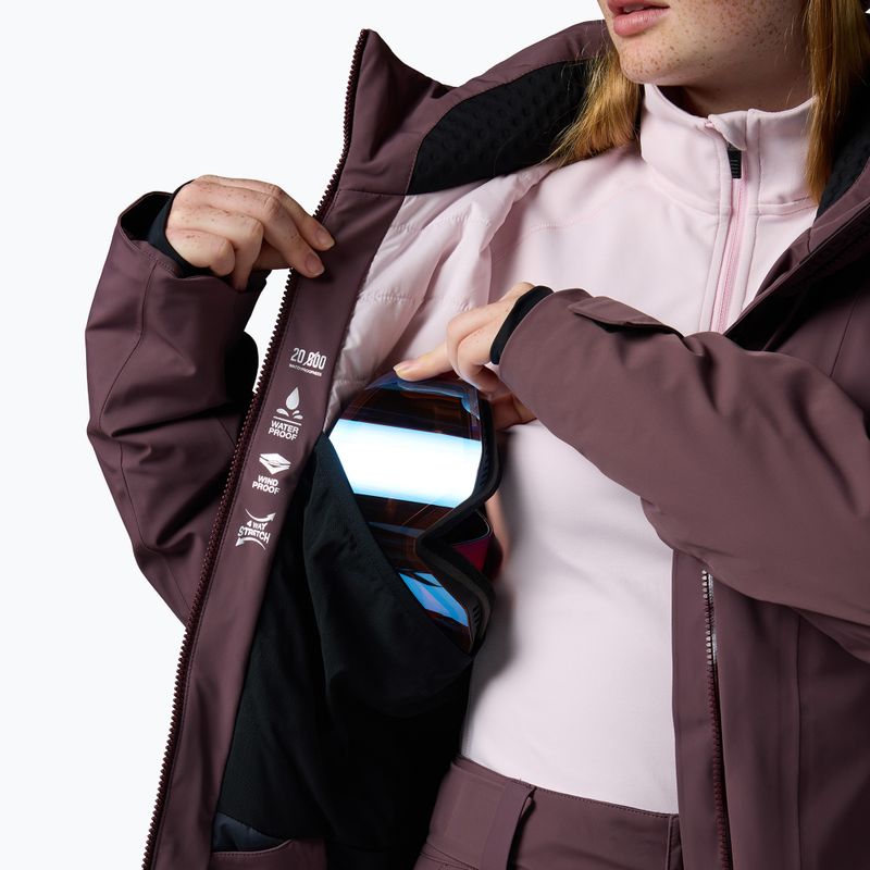 Dámska lyžiarska bunda Rossignol 4WS Blackside Insulated huckleberry 9