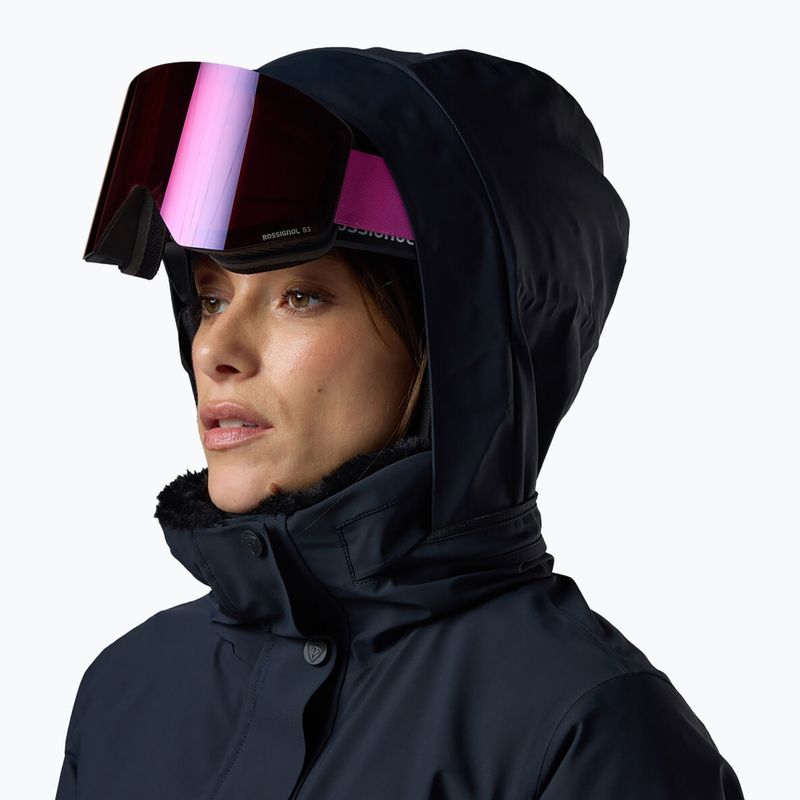 Dámska lyžiarska bunda Rossignol Snowdazzle Belted black 5