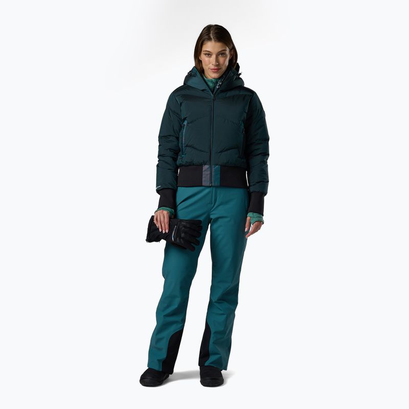Dámska lyžiarska bunda Rossignol Snowblaze Down Bomber transformative teal 2