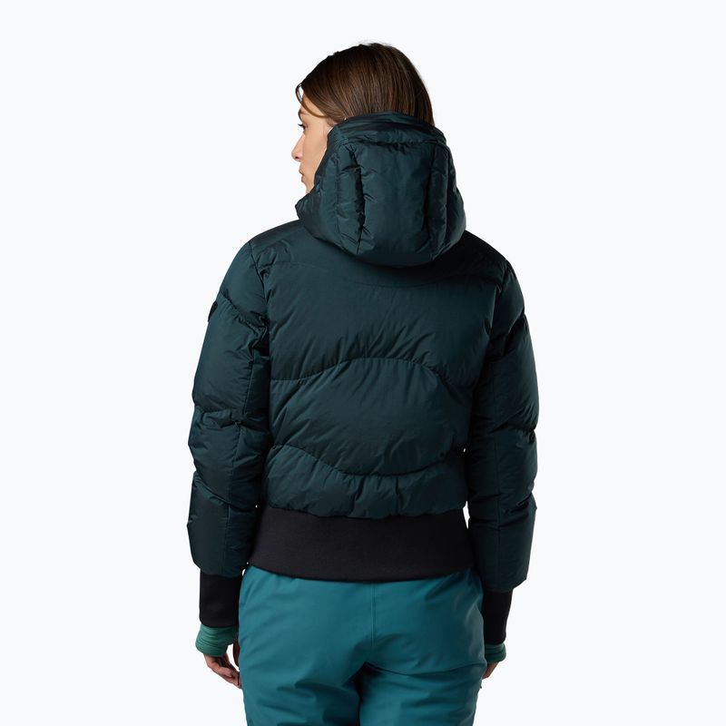 Dámska lyžiarska bunda Rossignol Snowblaze Down Bomber transformative teal 3