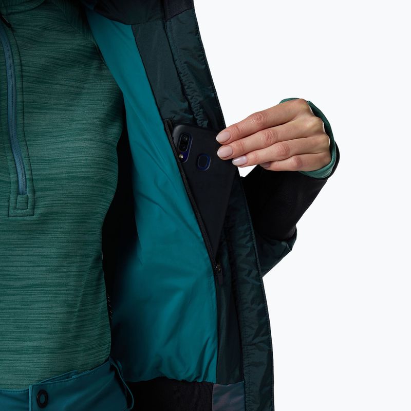 Dámska lyžiarska bunda Rossignol Snowblaze Down Bomber transformative teal 9
