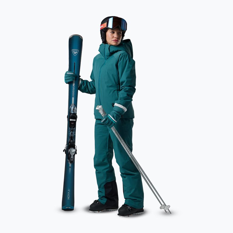 Dámske lyžiarske nohavice Rossignol 4WS Blackside Insulated transformative teal 2
