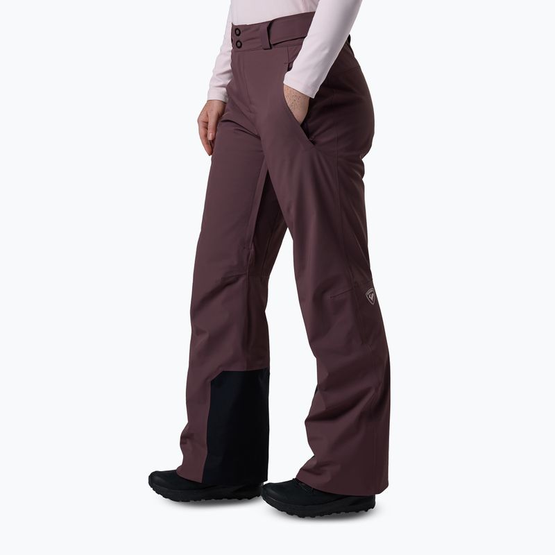 Dámske lyžiarske nohavice Rossignol 4WS Blackside Insulated huckleberry 4