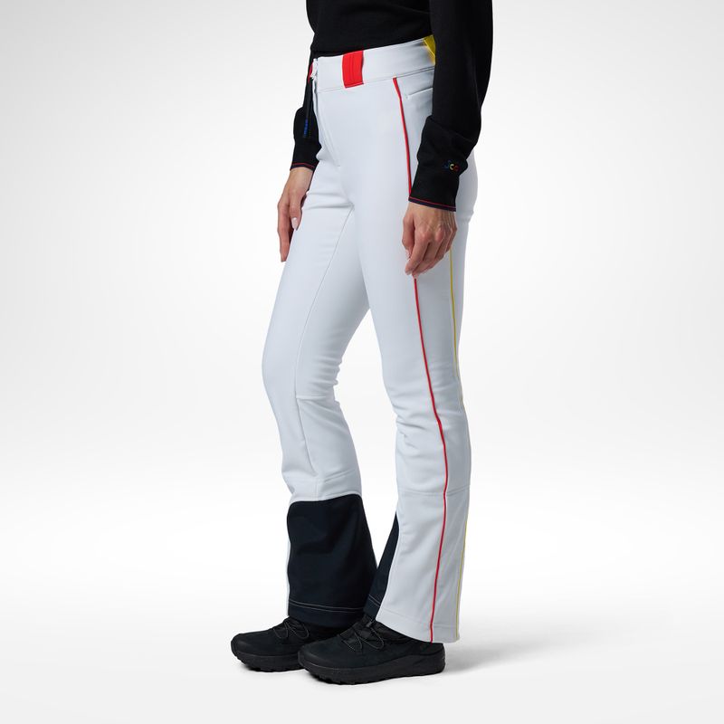 Dámske lyžiarske nohavice Rossignol JCC Softshell white 4