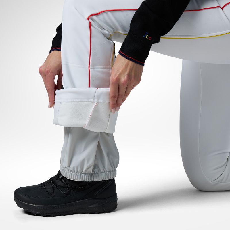 Dámske lyžiarske nohavice Rossignol JCC Softshell white 7