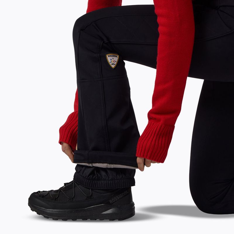 Dámske lyžiarske nohavice Rossignol JCC Softshell black 7