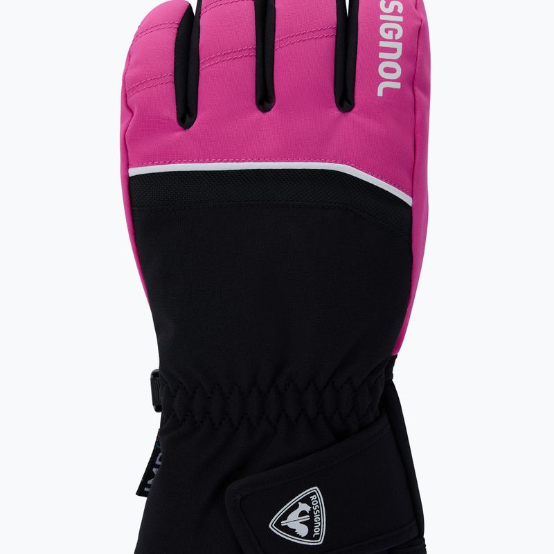 Detské lyžiarske rukavice Rossignol Tech Impr G electric fuchsia 3