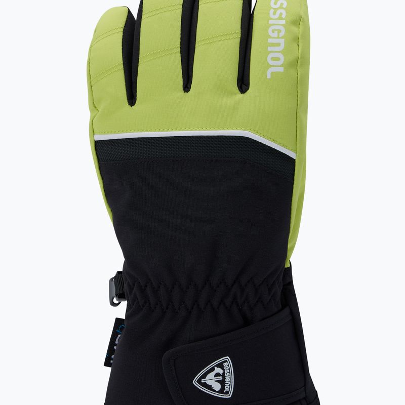 Detské lyžiarske rukavice Rossignol Tech Impr G wild lime 3