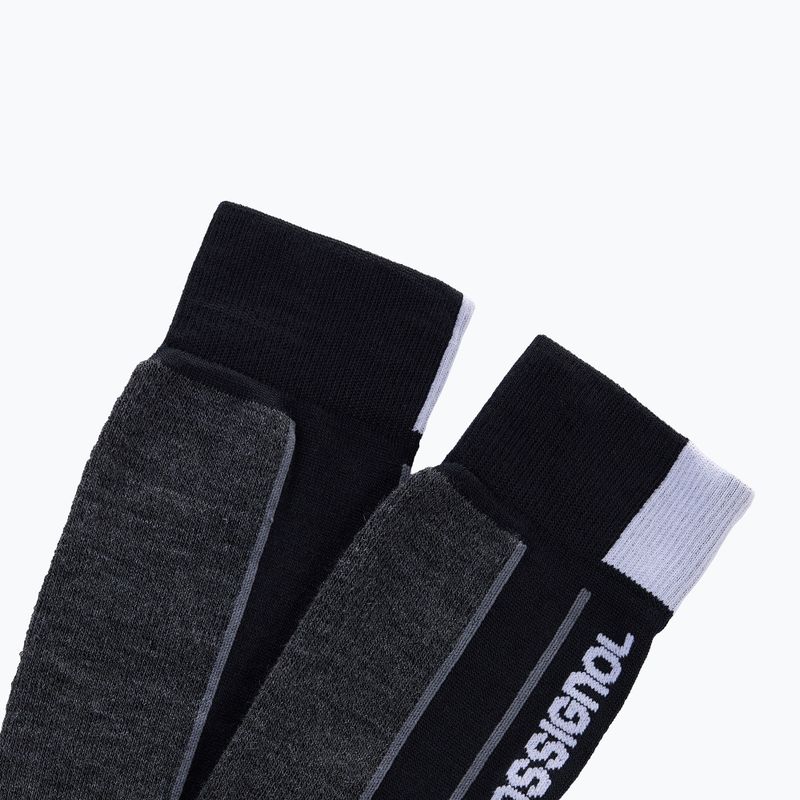 Lyžiarske ponožky Rossignol Essential black 2