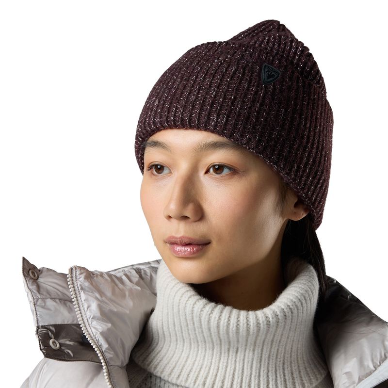 Dámska zimná čiapka Rossignol Snowcrystal huckleberry 4