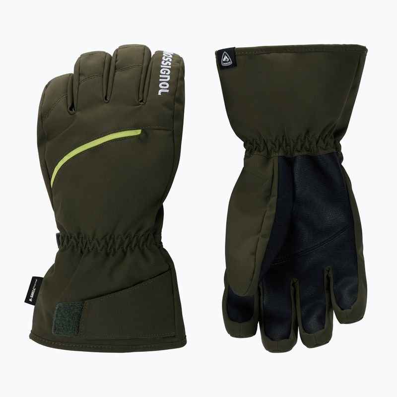 Pánske lyžiarske rukavice Rossignol Perf R-Shell Thermal olive shadow 2