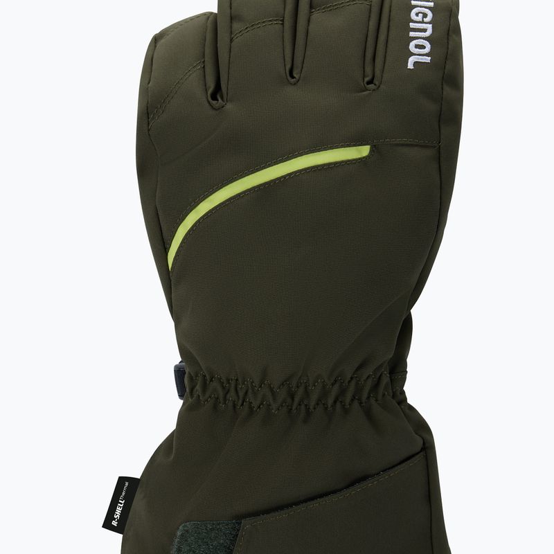 Pánske lyžiarske rukavice Rossignol Perf R-Shell Thermal olive shadow 3