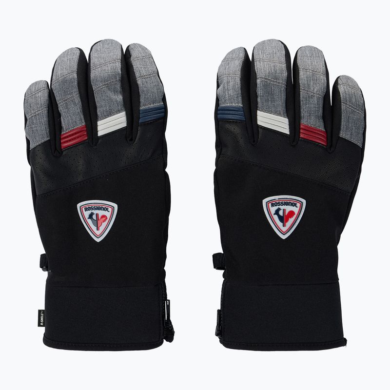Pánske lyžiarske rukavice Rossignol Strato R-Shell Dry heather grey 2