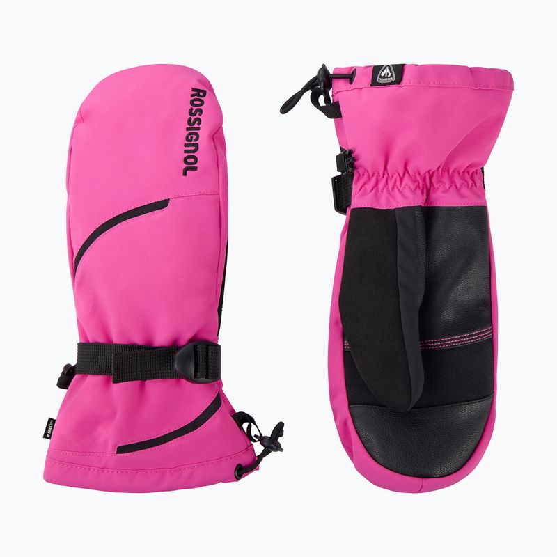 Dámske lyžiarske rukavice Rossignol Temptation Mittens R-Shell electric fuchsia 2