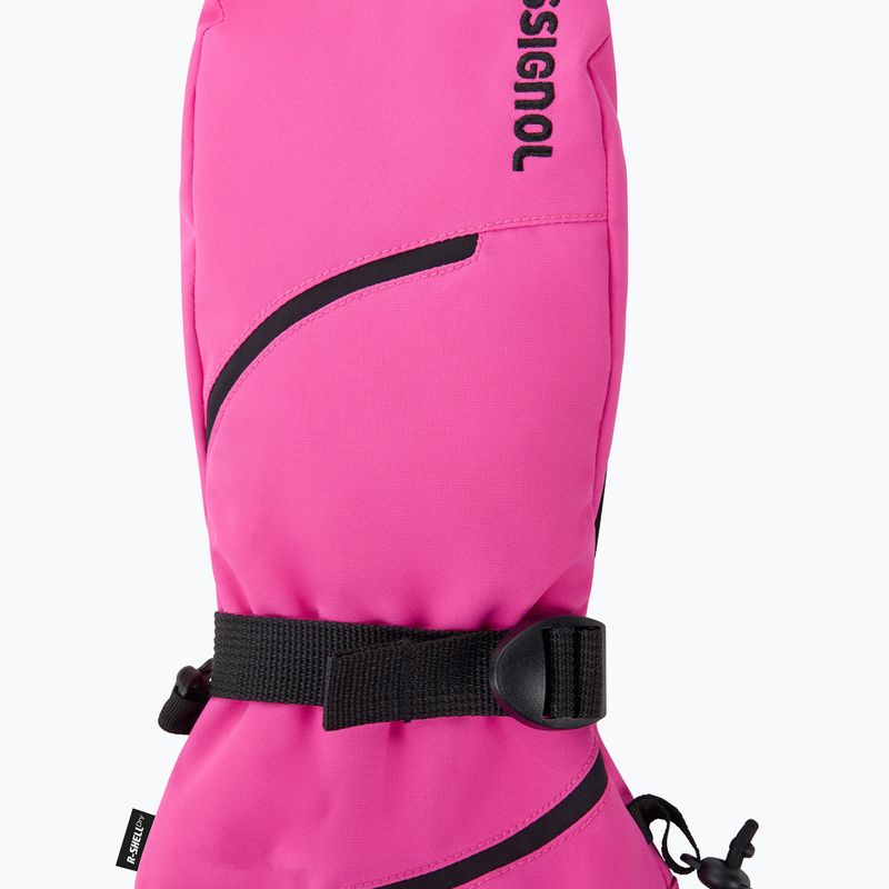 Dámske lyžiarske rukavice Rossignol Temptation Mittens R-Shell electric fuchsia 3
