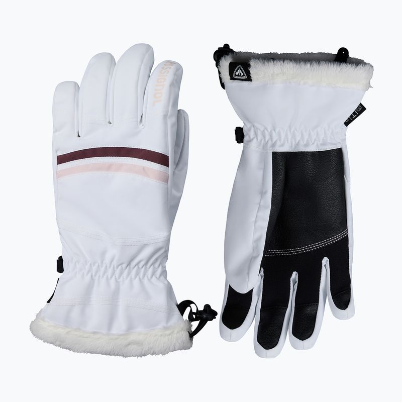 Dámske lyžiarske rukavice Rossignol Piste R-Shell Dry white 2