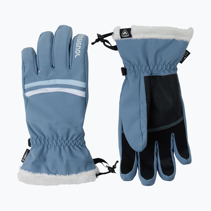 Dámske lyžiarske rukavice Rossignol Piste R-Shell Dry windward blue 2