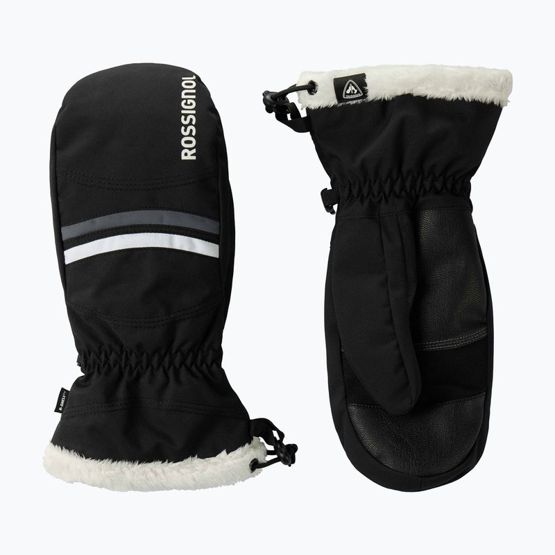 Dámske lyžiarske rukavice Rossignol Piste Mittens R-Shell Dry black 2