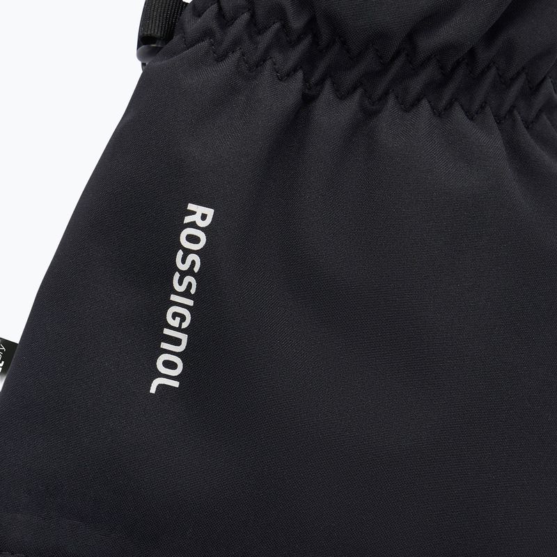 Detské lyžiarske rukavice Rossignol Mittens R-Shell Dry black 3