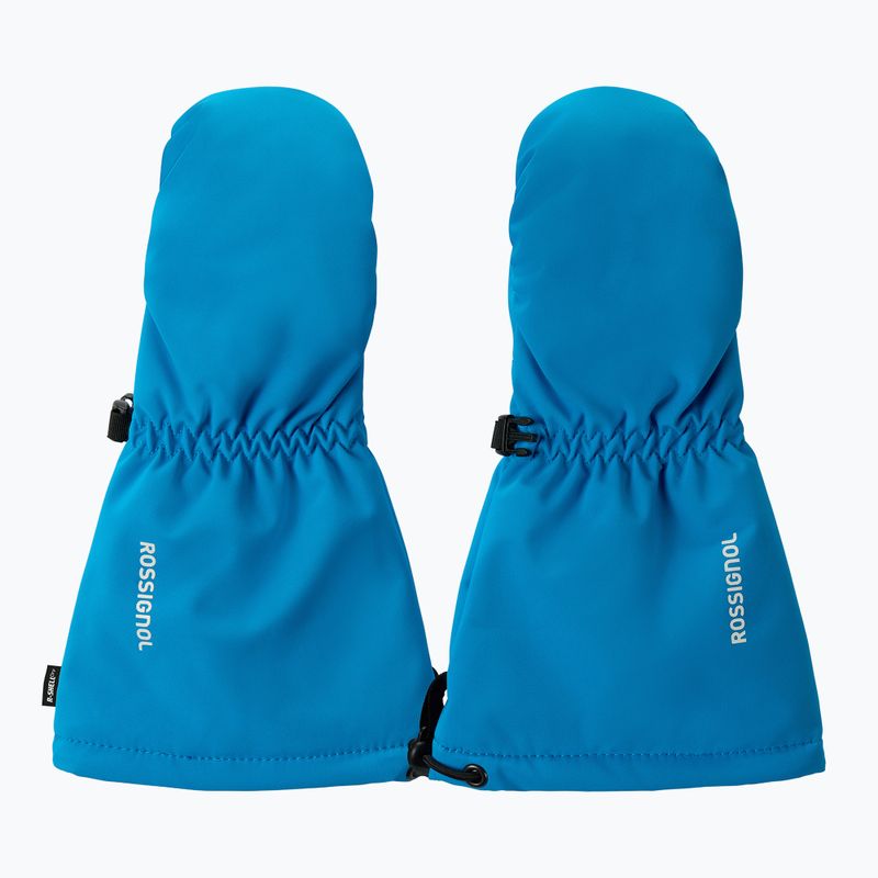 Detské lyžiarske rukavice Rossignol Mittens R-Shell Dry blazing blue 2