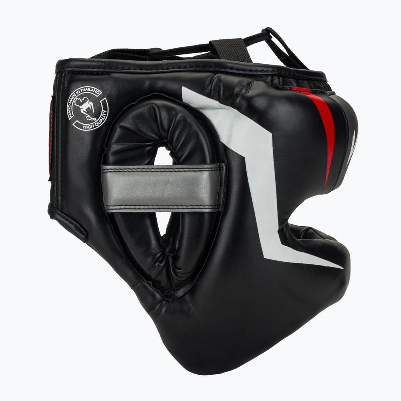 Boxerská prilba Venum Elite Iron čierna/červená 2
