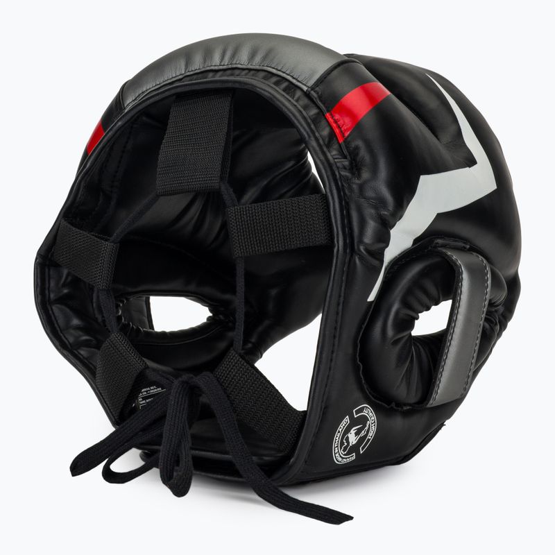 Boxerská prilba Venum Elite Iron čierna/červená 6