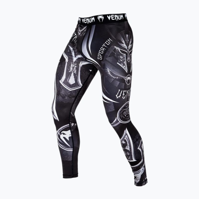 Pánske tréningové legíny Venum Gladiator 3.0 Compression Tights black/white 2