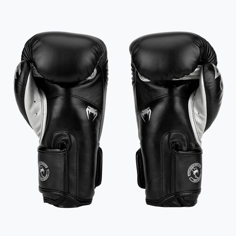 Venum Giant 3.0 čierno-strieborné boxerské rukavice 2055-128 3